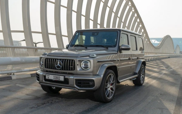 Grey Mercedes G63 AMG}
