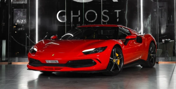 Red Ferrari 296 GTB COUPE, 2024