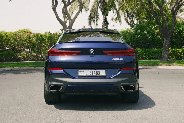  Blue BMW X6 M50 Photo 