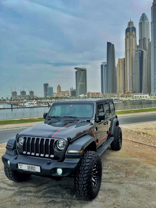 Black Jeep Wrangler Photo 