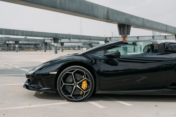  Black Lamborghini Evo Spyder Photo 