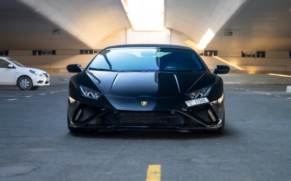  Black Lamborghini Evo Spyder Photo 