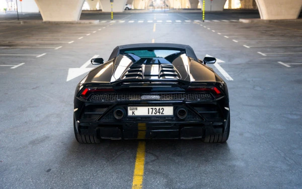  Black Lamborghini Evo Spyder Photo 