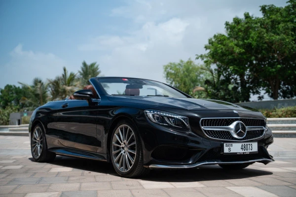  Black Mercedes S 500 Cabrio Photo 