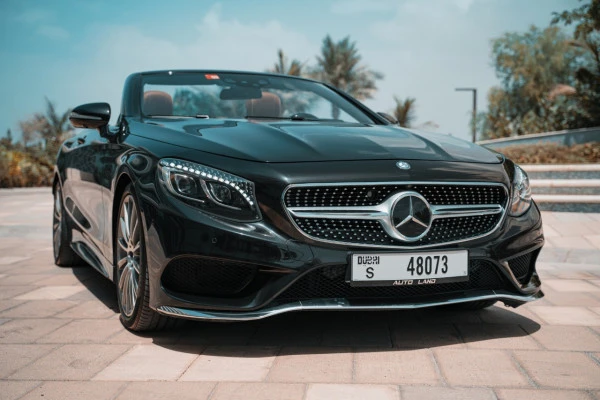  Black Mercedes S 500 Cabrio Photo 