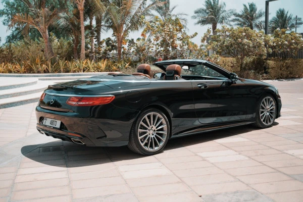  Black Mercedes S 500 Cabrio Photo 