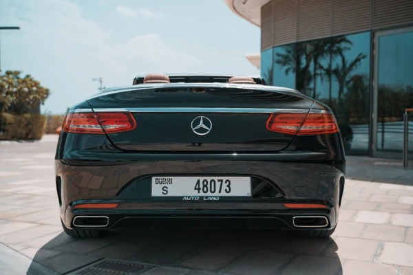 Black Mercedes S 500 Cabrio Photo 