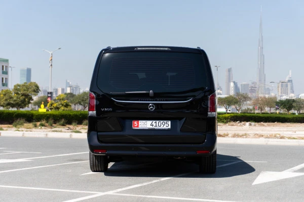 Black Mercedes V300 Avantgarde Extra Long Photo 