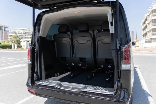  Black Mercedes V300 Avantgarde Extra Long Photo 