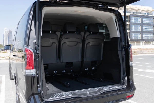  Black Mercedes V300 Avantgarde Extra Long Photo 