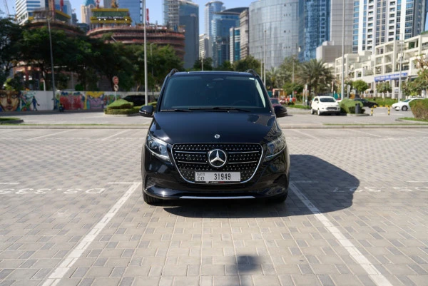  Black Mercedes V300 Avantgarde Extra Long Photo 