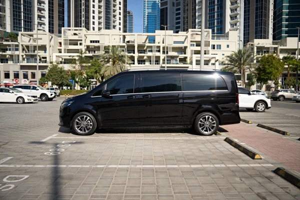  Black Mercedes V300 Avantgarde Extra Long Photo 