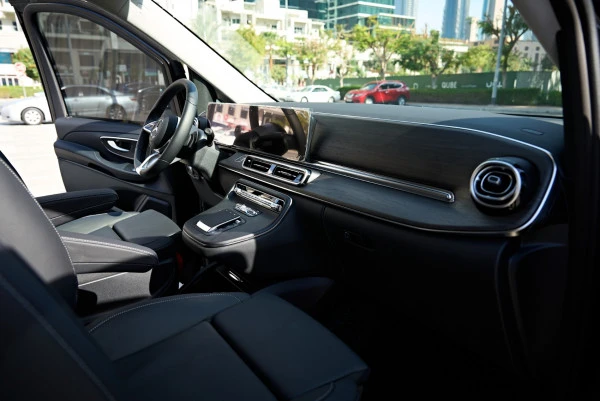  Black Mercedes V300 Avantgarde Extra Long Photo 