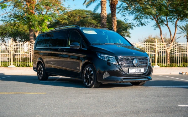  Black Mercedes V300 Avantgarde Extra Long Photo 