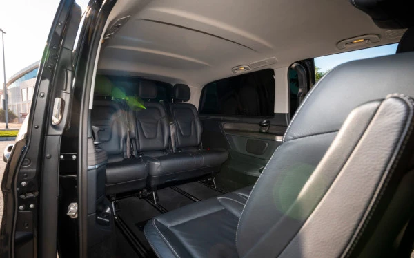  Black Mercedes V300 Avantgarde Extra Long Photo 