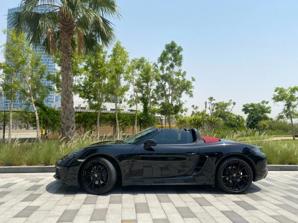  Black Porsche Boxster 718 Photo 