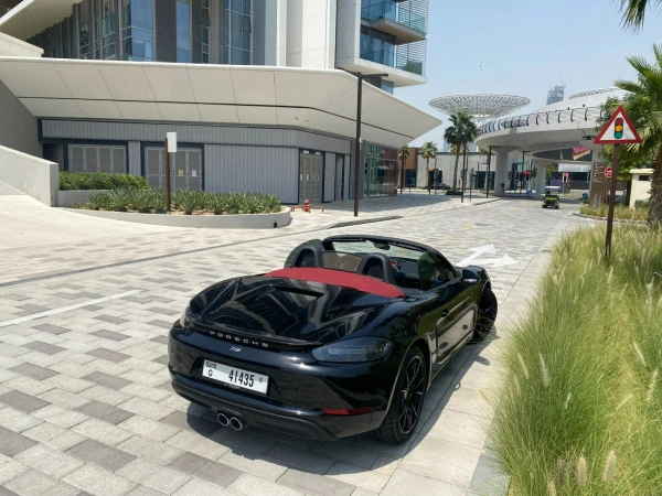  Black Porsche Boxster 718 Photo 