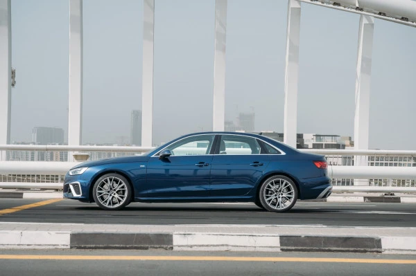  Blue Audi A4 Photo 