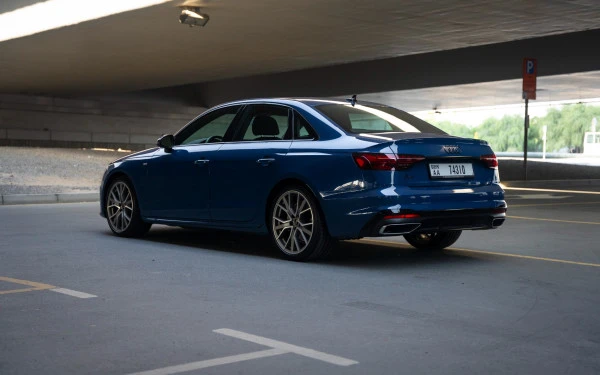  Blue Audi A4 Photo 