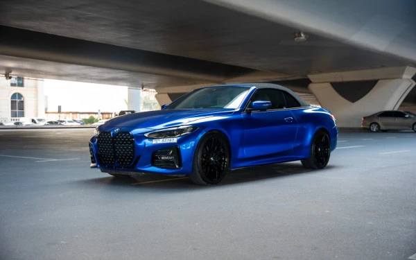  Blue BMW 430i cabrio Photo 