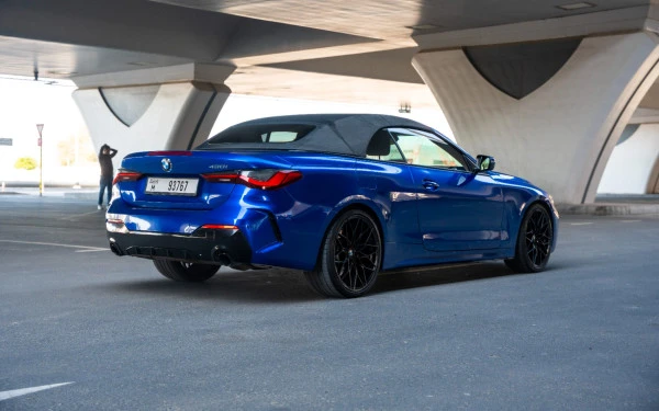  Blue BMW 430i cabrio Photo 