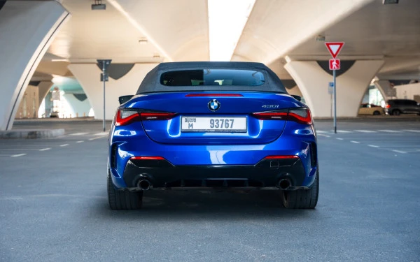  Blue BMW 430i cabrio Photo 