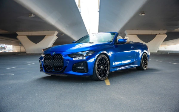  Blue BMW 430i cabrio Photo 