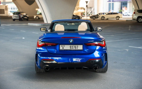  Blue BMW 430i cabrio Photo 