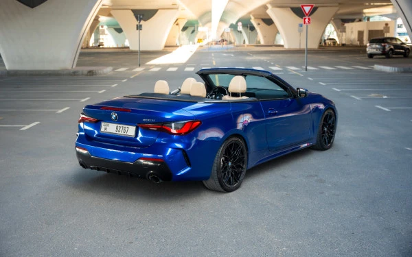  Blue BMW 430i cabrio Photo 