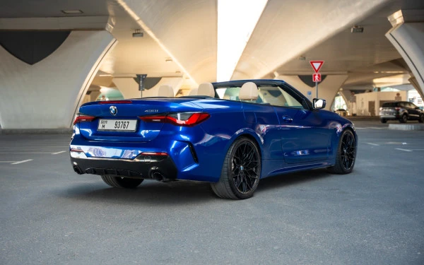  Blue BMW 430i cabrio Photo 