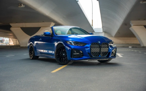  Blue BMW 430i cabrio Photo 