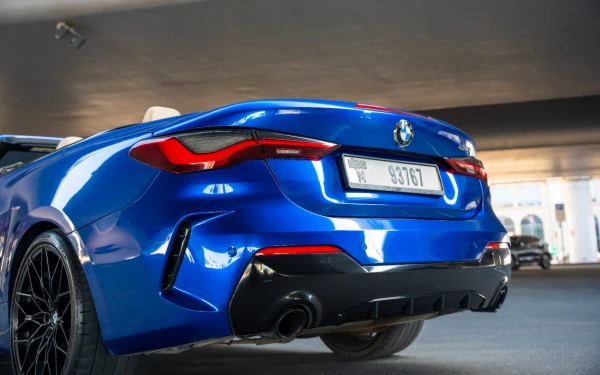  Blue BMW 430i cabrio Photo 