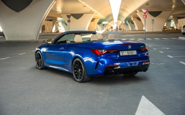  Blue BMW 430i cabrio Photo 