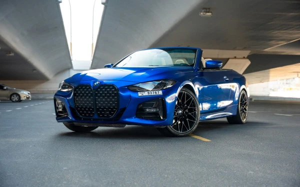  Blue BMW 430i cabrio Photo 