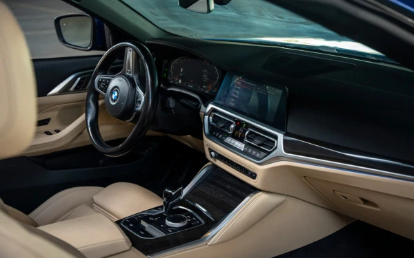  Blue BMW 430i cabrio Photo 