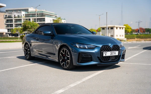  Blue BMW 430i cabrio Photo 