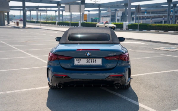  Blue BMW 430i cabrio Photo 