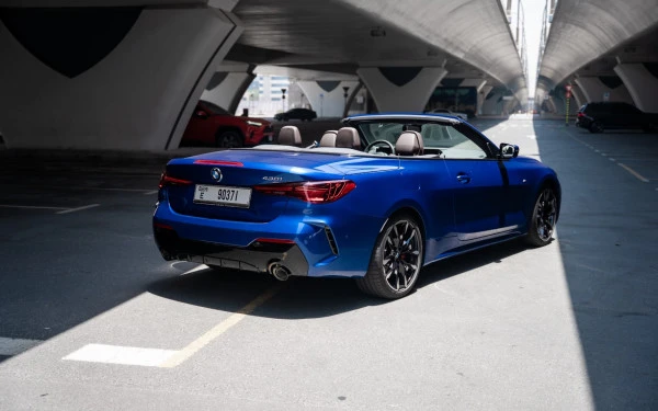  Blue BMW 430i cabrio Photo 
