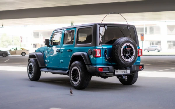  Blue Jeep Wrangler Limited Sport Edition convertible Photo 