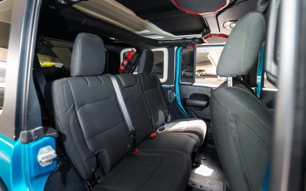  Blue Jeep Wrangler Limited Sport Edition convertible Photo 