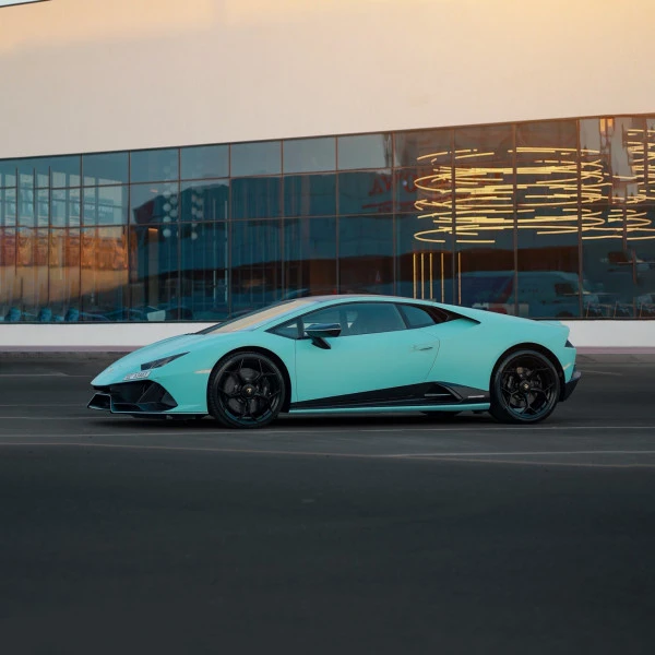  Blue Lamborghini Huracan Photo 