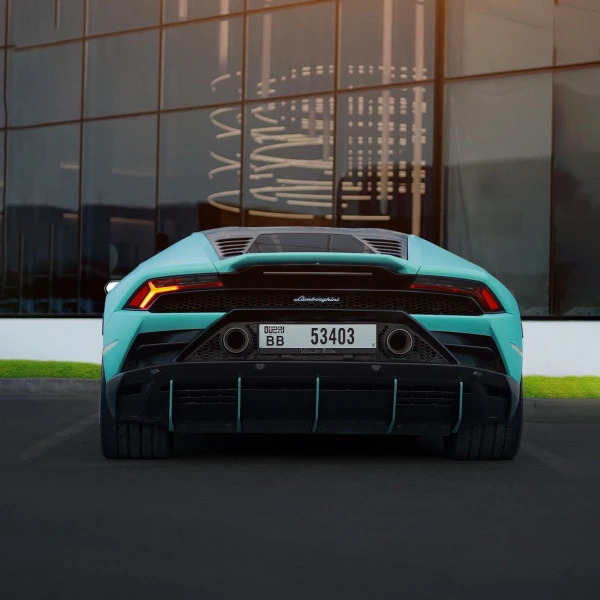  Blue Lamborghini Huracan Photo 