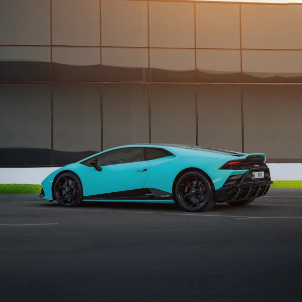  Blue Lamborghini Huracan Photo 