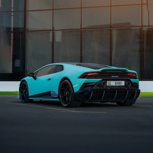  Blue Lamborghini Huracan Photo 