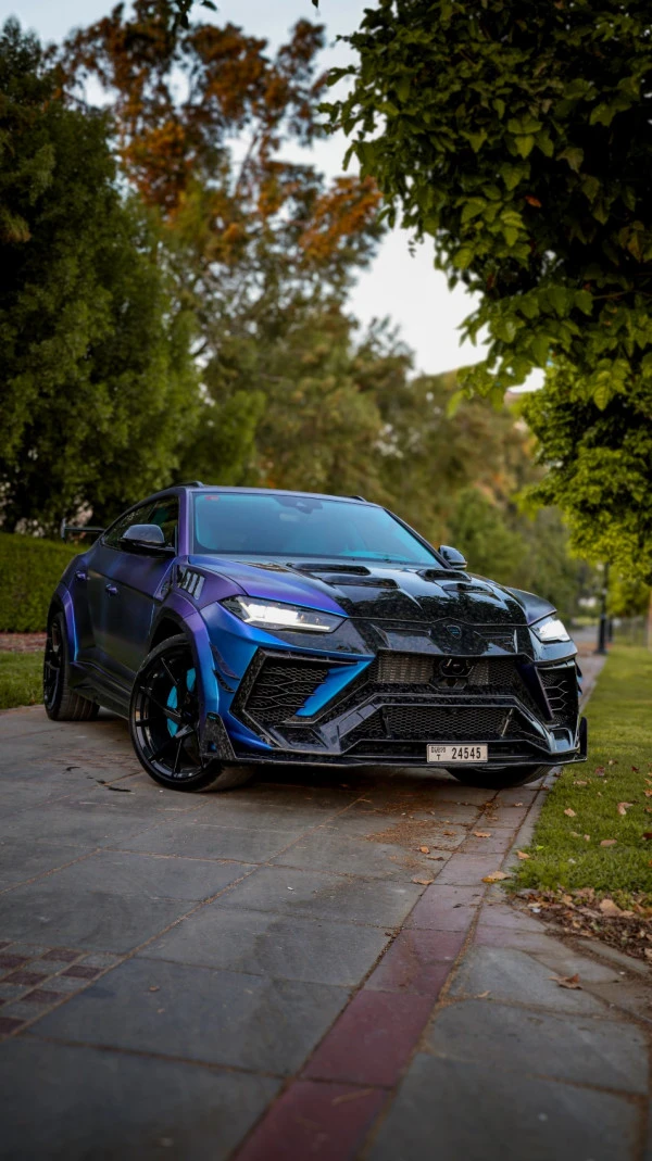  Blue Lamborghini Urus Mansory Photo 