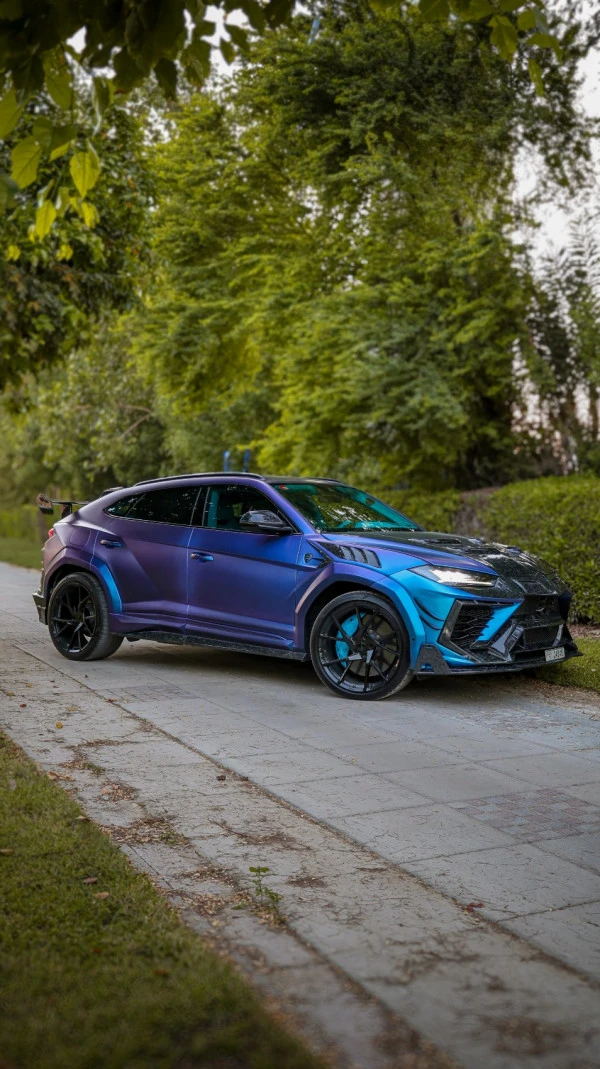  Blue Lamborghini Urus Mansory Photo 