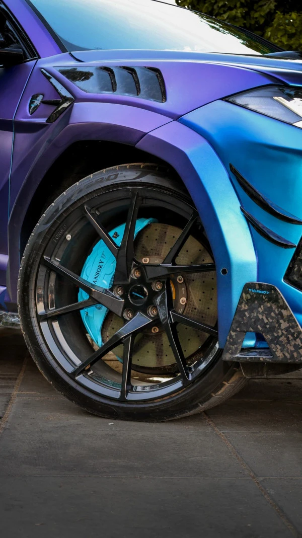  Blue Lamborghini Urus Mansory Photo 