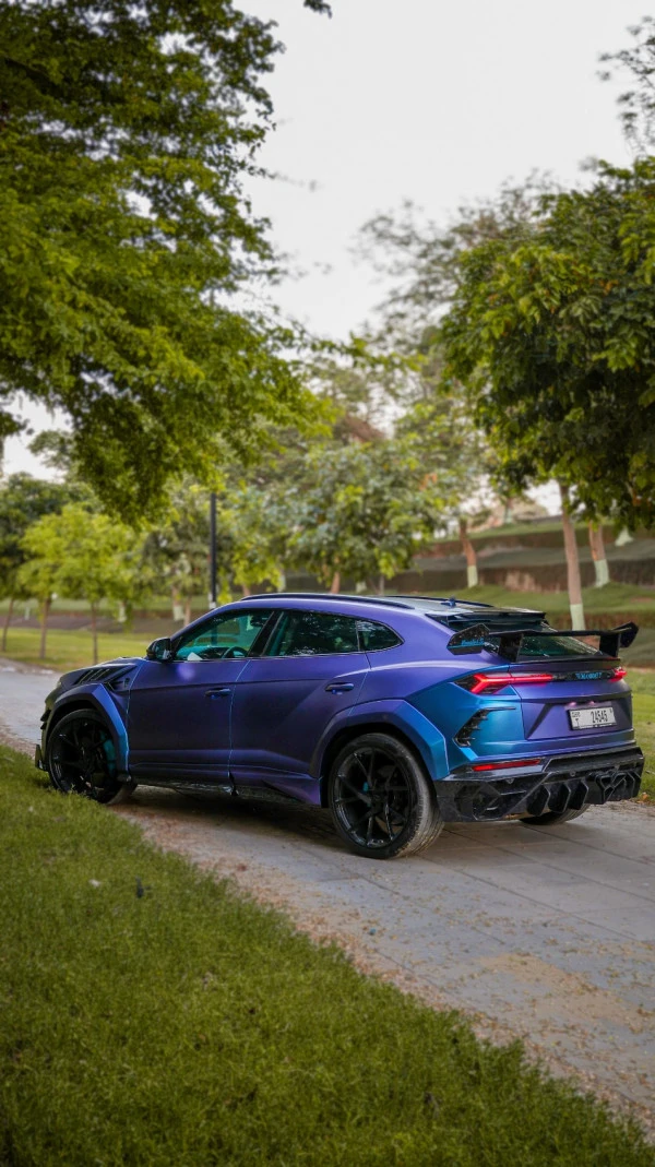  Blue Lamborghini Urus Mansory Photo 