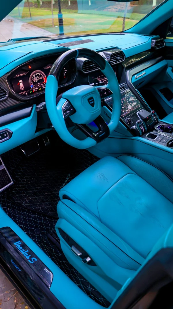  Blue Lamborghini Urus Mansory Photo 
