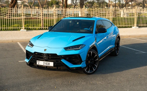  Blue Lamborghini Urus Photo 